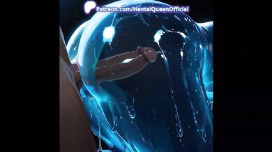 Slime Fox Gets Her Tight Squeeze Destroyed Cream Pie Threesome