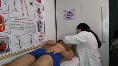 Nurse Gushes Over Patient's Erection after Touching Hands