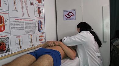 Nurse Gushes Over Patient's Erection after Touching Hands