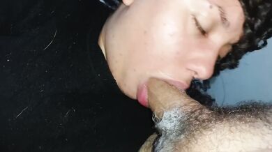 Best Latina deepthroat cumshot rough POV gagging blowjob