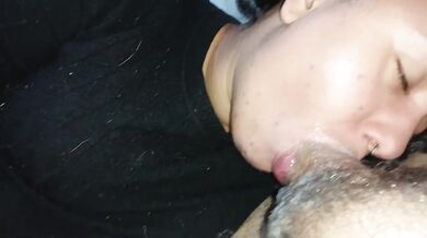 Best Latina deepthroat cumshot rough POV gagging blowjob