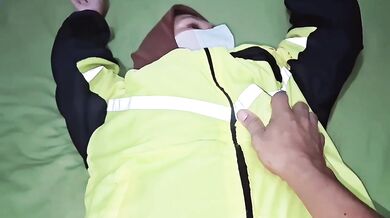 Hijab beauty on her bike gets railed raw gorgeous body fucked till orgasm
