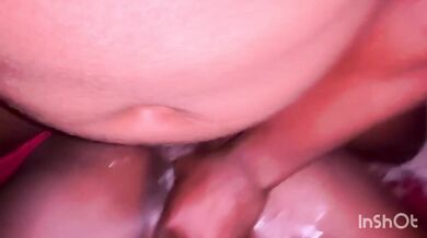 POV ruined by army boyfriend's black pussy after condoms came off
