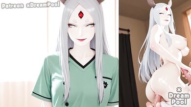 Big Tits Kaguya nurse throat fucked Naruto Shippuden xDreamPool HD