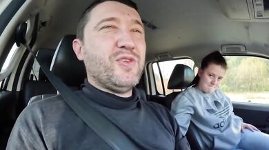 Brunette wife’s tight pussy wrecked by remote vibrator while driving public orgasm caught on camera