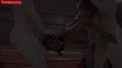 Pharah’s first deepthroat porn video Part 2 messy facial multiple cumshots