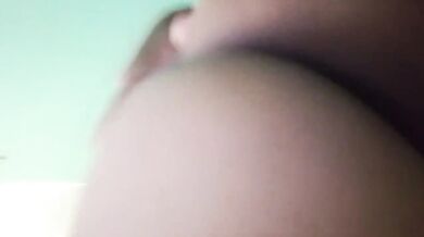 Stepsister strips wet for big dick boyfriend but gets throat wrecked first