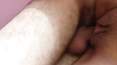 My friend fucked me raw while I pumped all my cum inside her tight latina