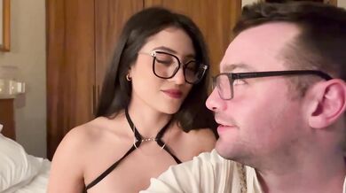 Sex shop adventure in Cancun ends with petite Latina Sarah Rose raw cum covered