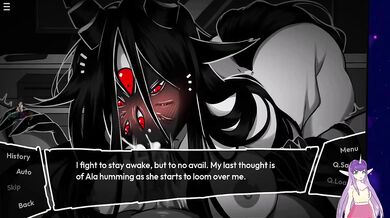 Hot Demon Wife gives sloppy blowjob and handjob in steamy shower