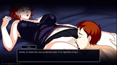 Step Mom Smirked back at my cartoon dick in milfy plaza game
