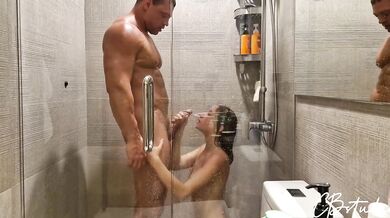 I fucked my friend's wife in the shower while he played PlayStation