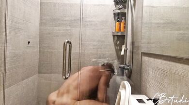 I fucked my friend's wife in the shower while he played PlayStation
