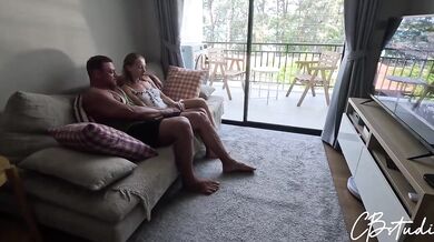 She came for a movie but ended up getting destroyed by my big dick