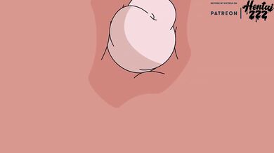 Francine gets bred by Rick's giant cock in American Dad crossover cartoon creampie