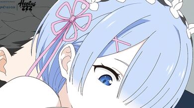 Big tits Rem destroyed under FULL NELSON by Emilia ReZero Hentai