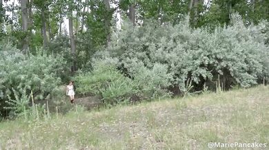 Blonde Nympho Gets Double Loaded in Public Stranger POV