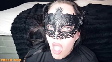 Gushing MILF swallows the biggest load raw and messy