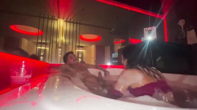Colombian latina in jacuzzi gets stuffed rough and filthy
