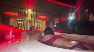 Colombian latina in jacuzzi gets stuffed rough and filthy