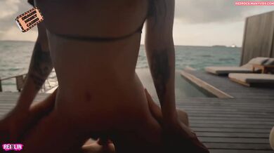 She rode me raw on her villa vacation creampie deep in her perfect pussy