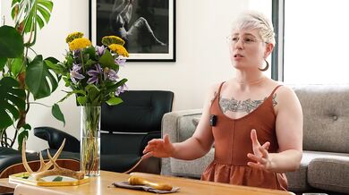 Wood You Try Jaq Quicksilver's Handcrafted Twist Dildo For Pleasure