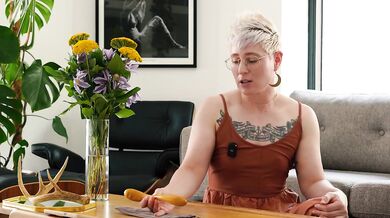 Wood You Try Jaq Quicksilver's Handcrafted Twist Dildo For Pleasure