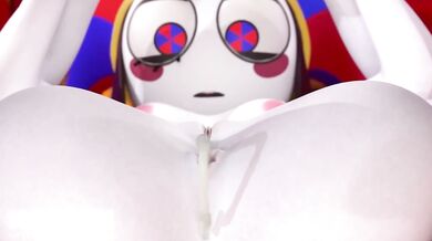 Pomni gets creampied daily in the Fortnite Hentai circus clown girl anal babe