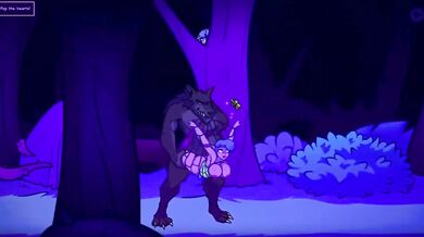Elf gets railed hard by horny orc in hentai anime