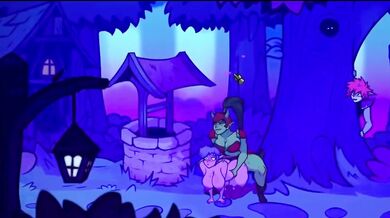 Elf gets railed hard by horny orc in hentai anime