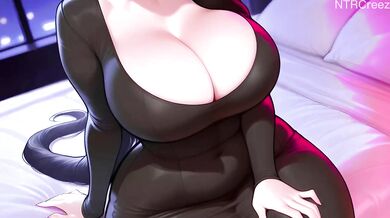 Goth girlfriend gets destroyed by BBC in NTR creampie