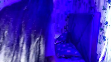Purple rain step-daddy squirt twerk pretty goth melons melts on camera