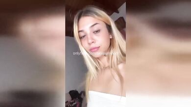 Petite blonde virgin gets brutally anal wrecked with creampie
