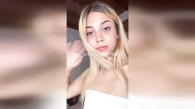 Petite blonde virgin gets brutally anal wrecked with creampie