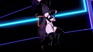 Pandora KPOP MMD ELF VTuber Destroys Cosplay until Bare