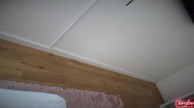 Goth redhead sloppy ruins my face with thick cum load
