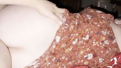 My thick stepmom swallowed every inch then choked on my big dick