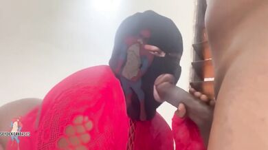 Stepmom’s huge BBC stretches her throat raw in filthy blowjob cumsession