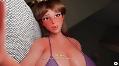 Debbie the milf got destroyed by a big cock in bikini mansion days