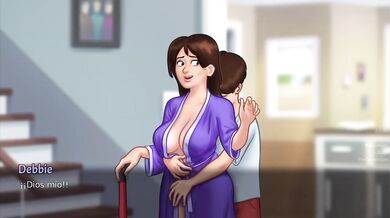 Madurita en casa folla a Debbie hasta romperle el corazón
