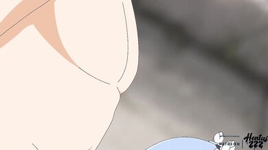 Rem destroyed by Subaru’s big dick raw hentai blowjob uncensored