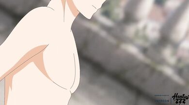 Rem destroyed by Subaru’s big dick raw hentai blowjob uncensored