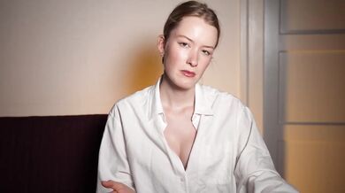 Secretary helps you in many ways ASMR backrooms tease