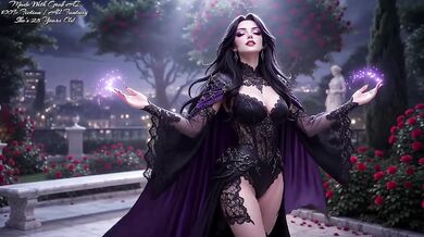 Gothic goddess destroyed by full moon lust loud moaning orgasm