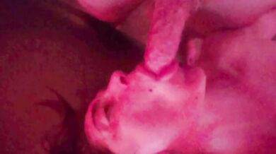 Hardcore milf deepthroat gagging on big cock raw slave training