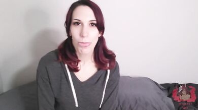 Slut Takes Cock So Good her tattooed pigtail pussy drips messy natural tits