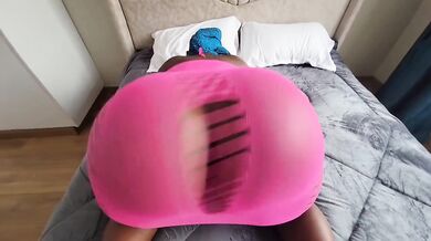 She went to visit her boyfriend but got destroyed by his roommate huge creampie anal
