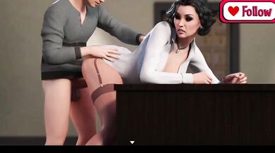 Hardcore 3D hentai fucking American gamer slams futanari tight until busty 18yo USA teen gushes