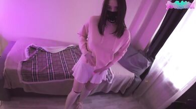 Horny stepsister squirting thick juices waiting for deep creampie