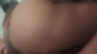 Bouncing on my big dick left her creamy pussy raw and loud